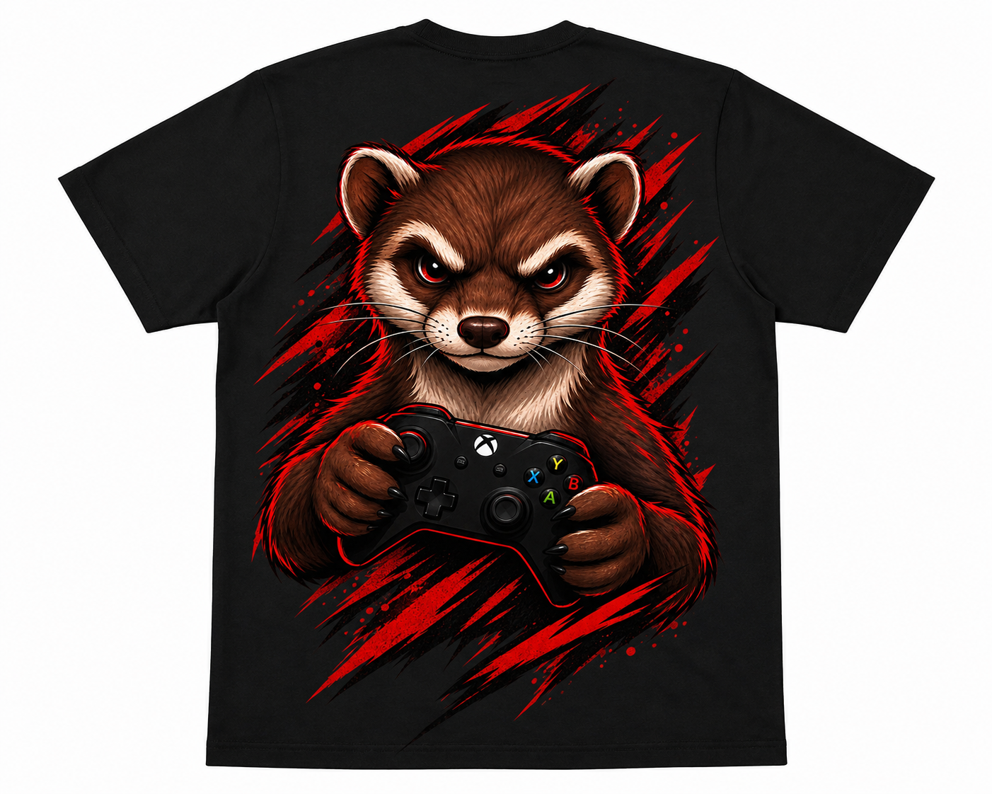 Gaming Weasels Black Tee